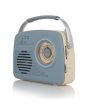 Akai A60014VB Vintage 1950S Style Am/Fm Radio Blue