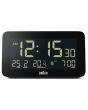 Braun BC10B Digital Alarm Clock With Date, Month And Temperature - Black