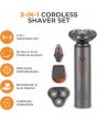 Carmen C810850RG Titan 3 In 1 Rechargeable Shaver With Trimmer