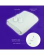 Carmen C81190 Dual Control Double Fitted Electric Blanket