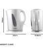 Daewoo SDA1567GED 1.7L Electric Kettle – White