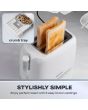 Daewoo SDA2453GE 2 Slice Toaster - White