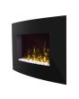 dimplex ART20 Artesia Curved Glass Wall Fire,Bluetooth Speaker+Remote Control