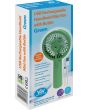 Electrovision (ALTAI) EH1950G Green USB Rechargeable Hand Held Mist Fan With Bottle