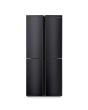 Fridgemaster MQ79394FFB 80Cm American Fridge Freezer Quad Door Black
