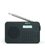 Groov-e GVDR10BK Madrid Rechargeable DAB Radio With Bluetooth 