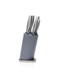 Haden 193520 Perth Slate Grey Metal Knife Block Set