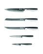 Haden 193520 Perth Slate Grey Metal Knife Block Set