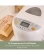 Hamilton Beach HB8103BMW Bread Maker, Quick Bake, 19 Programmes, 3 Loaf Sizes, Gluten-Free, Whole Wh