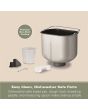Hamilton Beach HB8103BMW Bread Maker, Quick Bake, 19 Programmes, 3 Loaf Sizes, Gluten-Free, Whole Wh