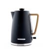 Hamilton Beach HBK01MB Hamilton Beach Scandi 1.7L Kettle Matte Black With Wood Effect