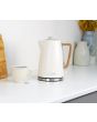 Hamilton Beach HBK01MC Hamilton Beach Scandi 1.7L Kettle Matte Cream With Wood Effect