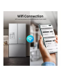 Hisense RF815N4SESE Silver No Frost Fridge Freezer