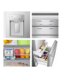 Hisense RF815N4SESE Silver No Frost Fridge Freezer