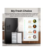Hisense RQ5P470SYFD Total No Frost Fridge Freezer Black