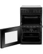 Hotpoint HD5V92KCB 50Cm Black Twin Cavity Cooker With Ceramic Hob