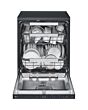 LG DF587HMS 14 Place Ruesteam Quadwash Wifi Connected Dishwasher - Matte Black 