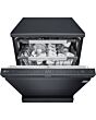 LG DF587HMS 14 Place Ruesteam Quadwash Wifi Connected Dishwasher - Matte Black 