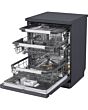 LG DF587HMS 14 Place Ruesteam Quadwash Wifi Connected Dishwasher - Matte Black 