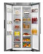 Midea MDRS619FIE46 83.5cm 460L Frost Free Fridge Freezer - Stainless Steel