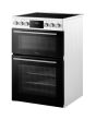 Midea MFO24EME4R118-WH 60Cm Double Oven Cooker With Ceramic Hob - White