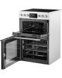 Midea MFO24EME4R118-WH 60Cm Double Oven Cooker With Ceramic Hob - White