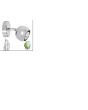 Minisun 18735 Mini Retro Eye Ball Spot Light With Cable & Plug
