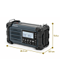 Roberts Radio SOLARDAB99 Dab+/Fm Multi-Powered Portable Radio With Bluetooth, Built In Torch