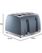Russell Hobbs 26070 White Honeycomb 4 Slice Toaster [Copy] [Copy]