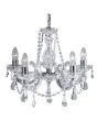 Searchlight 399-5 Marie Therese 5 Light Chandelier Polished Chrome