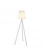Searchlight 5032WH Led Outdoor Tripod Floor Lamp, White, White PC Tapered Shade