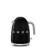 smeg KLF01BLUK 50'S Retro Style Black Kettle