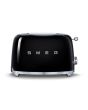 smeg TSF01BLUK 2 Slice 50'S Retro Style Black Toaster