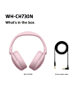 Sony WHCH730NP.CE7 Wireless Noise Cancelling Headphones Pink