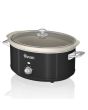Swan SF17031BN 6.5L Slow Cooker Retro - Black