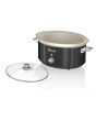 Swan SF17031BN 6.5L Slow Cooker Retro - Black