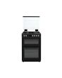 Teknix TKGD60B 60Cm Gas Lidded Double Oven Cooker (Lpg Jets Inc) - Black