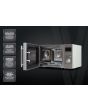 Tower KOR6N7RST 20L 800W S/S Touch & Dial Control Microwave