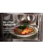Tower KOR6N7RST 20L 800W S/S Touch & Dial Control Microwave