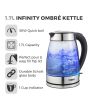 Tower T10058 1.7L Stainless Steel Glass Kettle