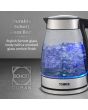 Tower T10058 1.7L Stainless Steel Glass Kettle