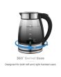 Tower T10058 1.7L Stainless Steel Glass Kettle