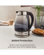 Tower T10058 1.7L Stainless Steel Glass Kettle
