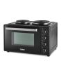 Tower T14044 32L Mini Oven With Hot Plates Black With Silver Accents