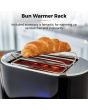 Tower T20043NOR Belle Collection 2 Slice Toaster Black