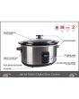 Wahl ZX929 James Martin 4.7L Digital Slow Cooker Stainless Steel