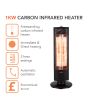 Warmlite WL42013 1Kw Carbon Heater With Oscillation Black