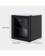 Willow WBC48B 48L Table Top Beverage Cooler - Black