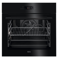 AEG BPK748380B 59.5cm Built In Electric Single Oven - Black