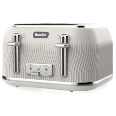 Breville VTT891 Mushroom Cream 4 Slice Toaster